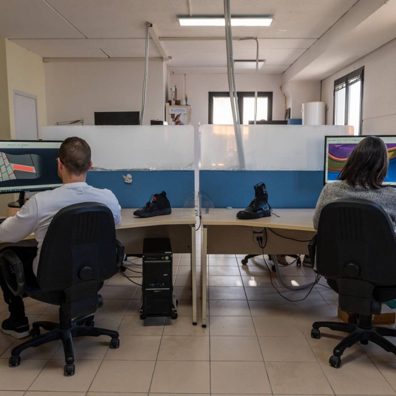 sviluppo modelli in resina di fondi per calzature